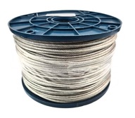 LANOVÉ OCELOVÉ KÁBLO z PVC 3mm 6x7+FC POZINKOVANÉ 250m LANOVÉ OCELOVÉ KÁBLO z PVC 3mm 6x7+FC POZINKOVANÉ 250m