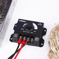 Manuálny rotačný stmievač pre LED 12-24V 30A