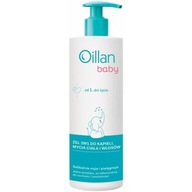 Oillan Baby Gel 3v1 na kúpanie, umývanie tela a vlásky. Oillan Baby Gel 3v1 na kúpanie, umývanie tela a vlásky.