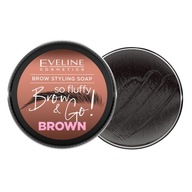 EVELINE COSMETICS Brow&Go! mydlo na úpravu obočia Hnedé mydlo 25g EVELINE COSMETICS Brow&Go! mydlo na úpravu obočia Hnedé mydlo 25g