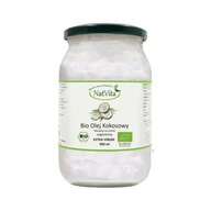 Extra panenský kokosový olej 900 ml BIO Natvita Extra panenský kokosový olej 900 ml BIO Natvita
