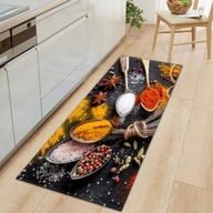 Lyžičkový koberec s 3D efektom, kuchynská podložka 50x160
