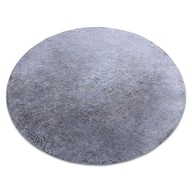 THICK LAPIN CARPET circle 100 RABBIT SOFT black #C210 THICK LAPIN CARPET circle 100 RABBIT SOFT black #C210