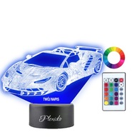 Nočná lampa CAR Lamborghini 3D LED NAME Nočná lampa CAR Lamborghini 3D LED NAME
