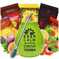 Yerba Mate Green Energy Guarana Maracuya Set Bombilla Tekvica ZDARMA