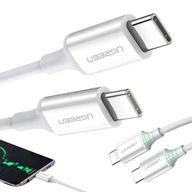 UGREEN RÝCHLY USB-C KÁBEL USB-C PEVNÝ SPLETOVANÝ 0,5 m UGREEN RÝCHLY USB-C KÁBEL USB-C PEVNÝ SPLETOVANÝ 0,5 m