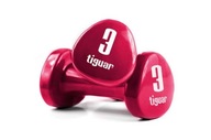 VINYL Činky tiguar 2 x 3kg RASPBERRY BOX VINYL Činky tiguar 2 x 3kg RASPBERRY BOX