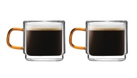 Termopoháre na espresso kávu Vialli Design AMBER 80ml (2ks)