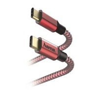 Kábel HAMA USB Type-C zosilnený oplet 1,5M Kábel HAMA USB Type-C zosilnený oplet 1,5M