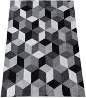 Geometrický koberec, šachovnica, super kvalita, 60x120 Geometrický koberec, šachovnica, super kvalita, 60x120
