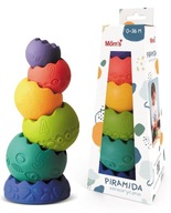 Mamina Soft Senzorická pyramída pastel 0-36 m Mamina Soft Senzorická pyramída pastel 0-36 m