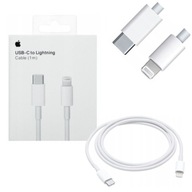ORIGINÁLNY NABÍJACÍ KÁBEL PRE APPLE IPHONE USB-C LIGHTNING 1M BIELY USBC ORIGINÁLNY NABÍJACÍ KÁBEL PRE APPLE IPHONE USB-C LIGHTNING 1M BIELY USBC