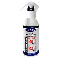 BROS - Tekutý prostriedok proti komárom a kliešťom - 130 ml