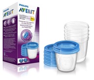 PHILIPS AVENT 5x 180ml NÁDOBA NA MLIEČKO SÚPRAVA VEKA SCF619/05 PHILIPS AVENT 5x 180ml NÁDOBA NA MLIEČKO SÚPRAVA VEKA SCF619/05