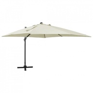 Závesný dáždnik s LED svetlami a tyčou,