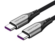 VENTION NABÍJACÍ KÁBEL USB-C NA USB-C PD 5A 1M RÝCHLE NABÍJANIE VENTION NABÍJACÍ KÁBEL USB-C NA USB-C PD 5A 1M RÝCHLE NABÍJANIE