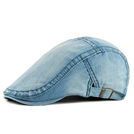 Pánska plochá šiltovka Bavlna Denim Casual Cap Pánska plochá šiltovka Bavlna Denim Casual Cap