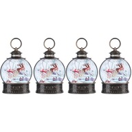 4 ks Stolová lampa Snowflake Christmas Flame Lamp 4 ks Stolová lampa Snowflake Christmas Flame Lamp
