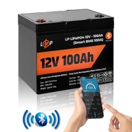 Smart LP LiFePO4 batéria 12V - 100Ah +Bluetooth