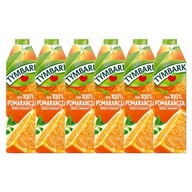 Šťava 100% vitamíny Tymbark Pomarańcza, krabička 6x 1l Šťava 100% vitamíny Tymbark Pomarańcza, krabička 6x 1l