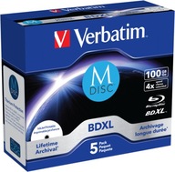 Disk VERBATIM VerbatimM-DISC BD-R 100GB 5-bal