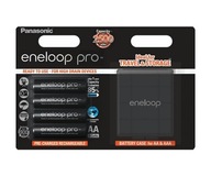 4x Panasonic Eneloop PRO R6 2500 batéria + box 4x Panasonic Eneloop PRO R6 2500 batéria + box