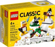 Kreatívne biele kocky Lego Classic 11012