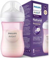 AVENT Response Bottle 260 ml antikoliková ružová AVENT Response Bottle 260 ml antikoliková ružová