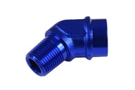 1/4" NPT 45' adaptér vsuvky samica-samec Modrý.