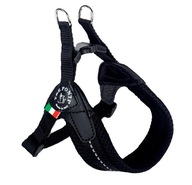 Postroj pre psov M 43-58cm TRE PONTI sieťovina ČIERNA Jack Russell Postroj pre psov M 43-58cm TRE PONTI sieťovina ČIERNA Jack Russell
