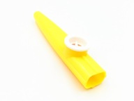 Plast, žltý KAZOO, hračkársky nástroj