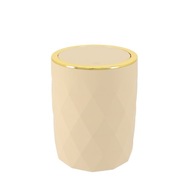 6L dekoratívny kúpeľňový kôš na zlaté odpadky
