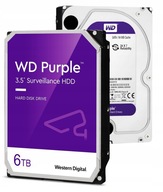 6TB pevný disk WD Purple 6000 Gb pre 24/7 CCTV monitorovanie