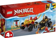 Lego NINJAGO 71789 Súboj auta a motorky.