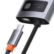 HUB Baseus Metal Gleam Series 6v1 USB-C -3xUSB3.0 HUB Baseus Metal Gleam Series 6v1 USB-C -3xUSB3.0