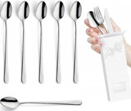 AMEFA 6 x AUSTIN PRÍBORY DLHÉ 21 DEZERTNÝCH LYŽIČIEK ZMRZLINOVÝ LATTE SET AMEFA 6 x AUSTIN PRÍBORY DLHÉ 21 DEZERTNÝCH LYŽIČIEK ZMRZLINOVÝ LATTE SET