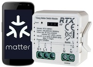 RTX Module Controller Relé 1 kanál MATTER WiFi HomeKit Google Home Assis RTX Module Controller Relé 1 kanál MATTER WiFi HomeKit Google Home Assis