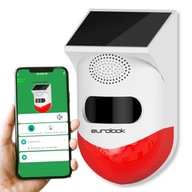 Inteligentný vonkajší solárny PIR alarm Tuya Inteligentný vonkajší solárny PIR alarm Tuya