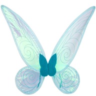 Fairy Wings FAIRY ELF WIZARD Cosplay outfit Modrý hologram
