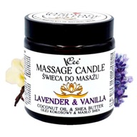 RELAXAČNÁ MASÁŽNA SVIEČKA PRÍRODNÁ LEVANDUĽA VCEE 80G