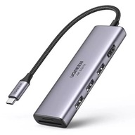 Ugreen 6v1 multifunkčný USB typ C HUB - 3x USB 3 Ugreen 6v1 multifunkčný USB typ C HUB - 3x USB 3