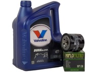 VALVOLINE DURABLEND 4T 10W40 4L + HF138 FILTER