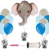 Súprava narodeninových balónových dekorácií pre oslávenca ELEPHANT Súprava narodeninových balónových dekorácií pre oslávenca ELEPHANT