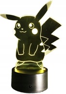 POKEMON PIKACHU PIKACHU 3D LED DETSKÁ LAMPA S FARBAMI BATÉRIE A KÁBLOV POKEMON PIKACHU PIKACHU 3D LED DETSKÁ LAMPA S FARBAMI BATÉRIE A KÁBLOV
