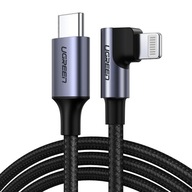 UGREEN USB kábel USB-C typ C 1,5 m Lightning PD POWER DELIVERY 20W uhlový