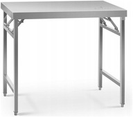 Pracovný stôl 100 x 60 cm ROYAL CATERING 10011481 s oceľovou doskou