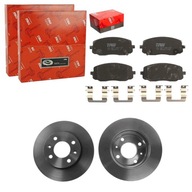 TRW DISK + DESTIČKY PREDNÉ HYUNDAI I10 I 2007-17