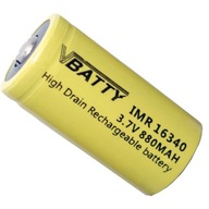 Batéria CR 123a 3,7V 880 mAh 16340 12A