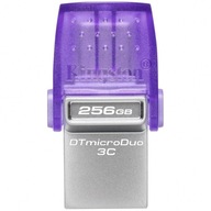 Pendrive 256 GB Kingston Data Traveler MicroDuo 3C G3 USB 3.2 USB-C 200 MB/s Pendrive 256 GB Kingston Data Traveler MicroDuo 3C G3 USB 3.2 USB-C 200 MB/s