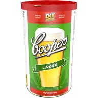 DOMÁCE PIVO Coopers LAGER 23L zápar + kvasnice